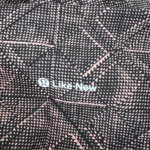 Lululemon Wunder Under Crop Hi-Rise Full-On Luxtreme 21" Pink Black Diamond - Picture 6 of 8